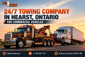 24/7 Towing Company in Hearst, Ontario for Commercial Vehicles