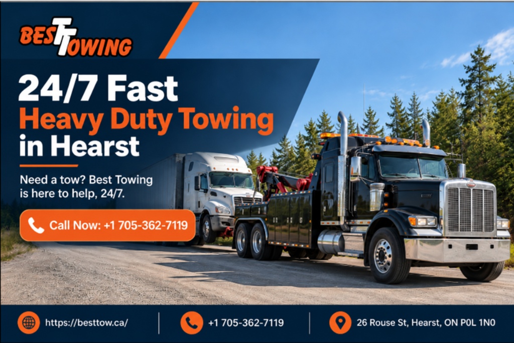 Quick Help from Heavy Duty Towing Company in Hearst